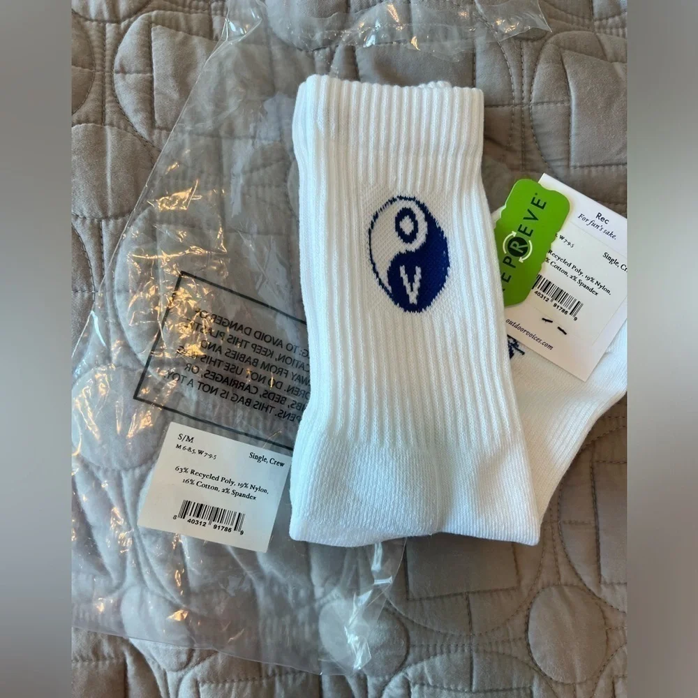 Outdoor Voices Graphic Crew Socks